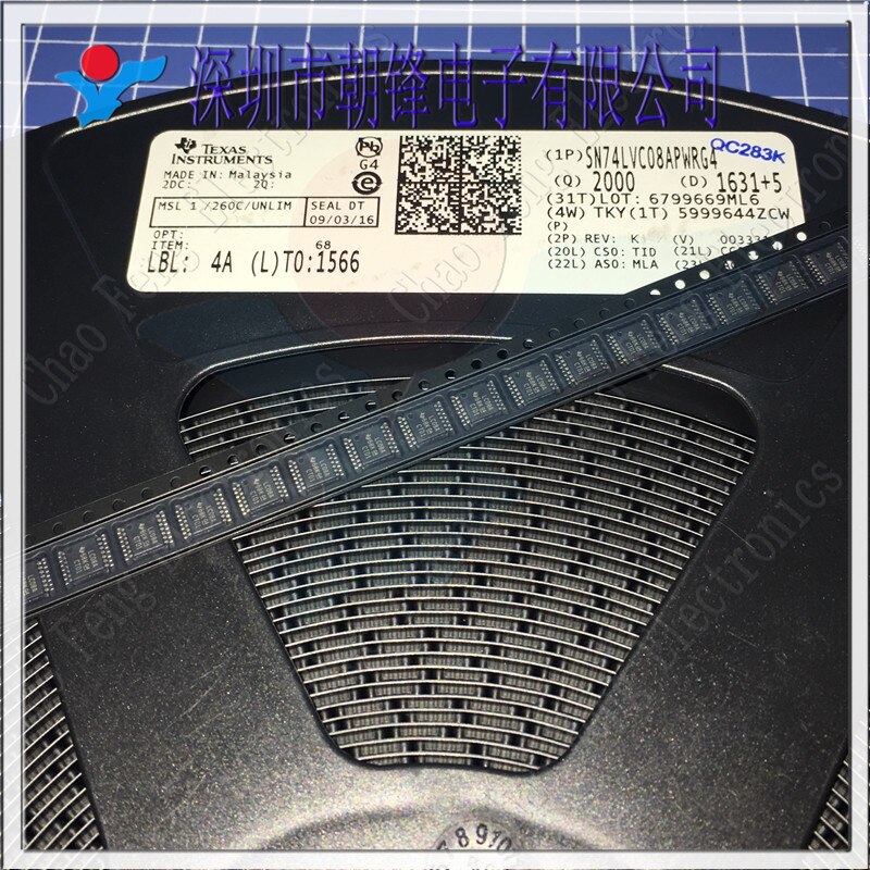10pcs  ο SN74LVC08APWRG4 SN74LVC08APWR 74LVC08 LC08A TSSOP14